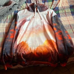 Oversized Fall Graphic Hoodie